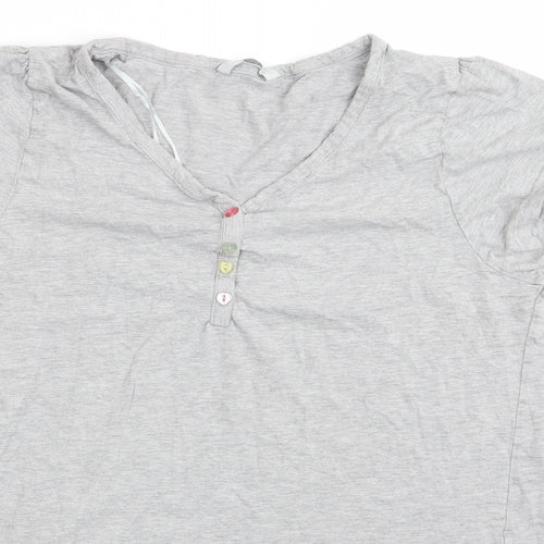 Goodnight Womens Grey    Pyjama Top Size 12