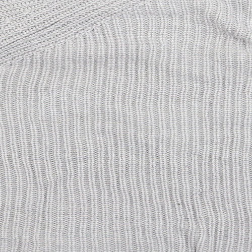 Dorothy Perkins Womens Grey   Pullover Jumper Size 14  - back Zip up