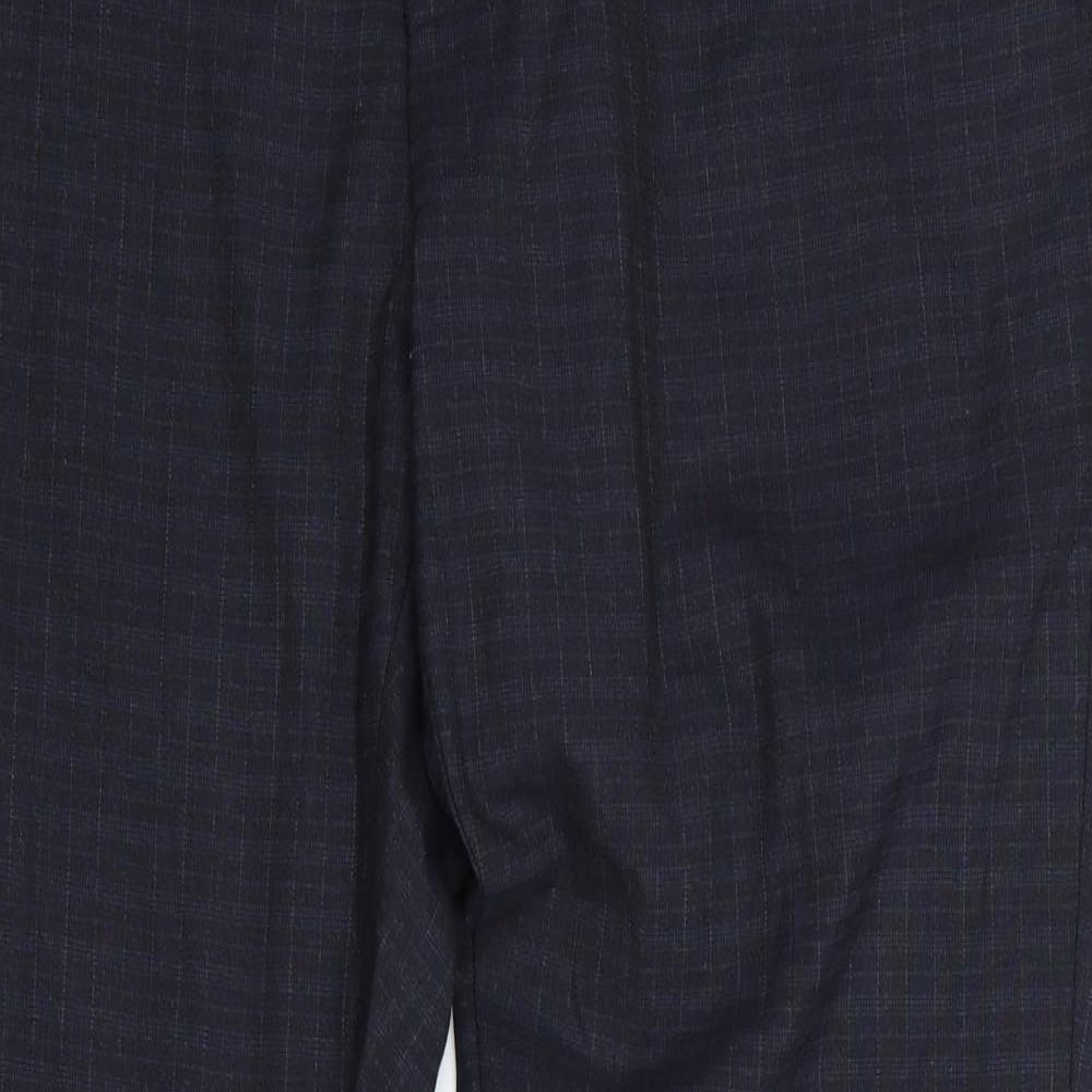 ASOS Mens Blue Check  Trousers  Size 34 in L32 in
