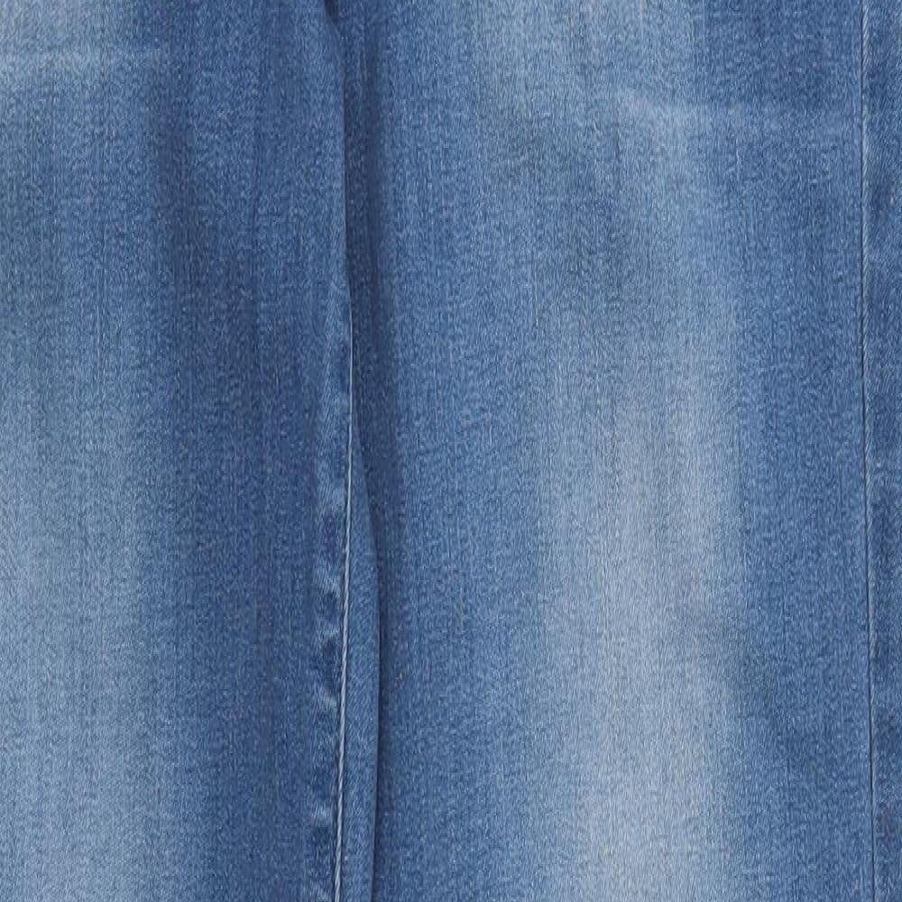 George Womens Blue  Denim Straight Jeans Size 14 L30 in