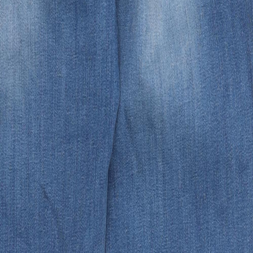 George Womens Blue  Denim Straight Jeans Size 14 L30 in