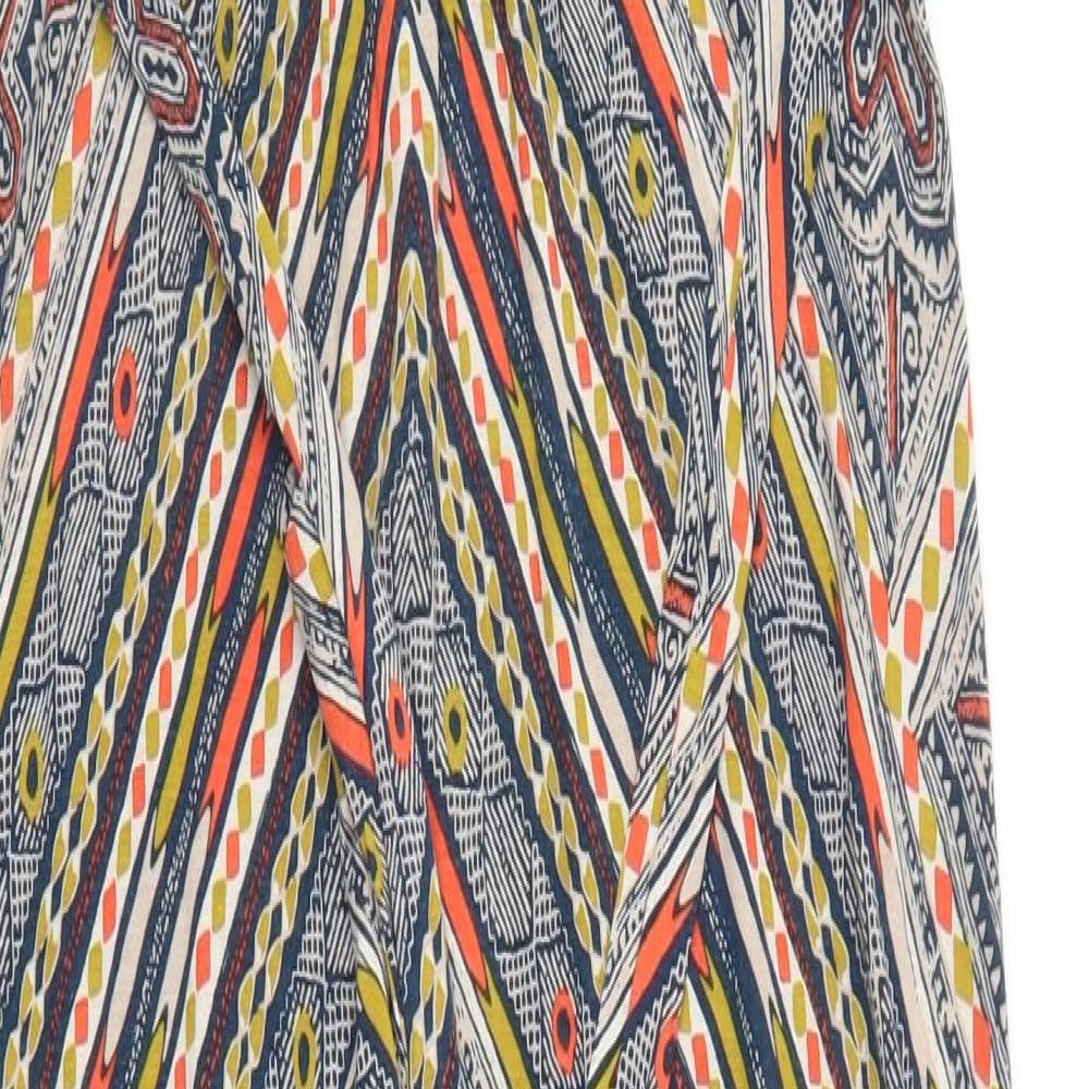 Monsoon Womens Multicoloured Geometric  Maxi  Size 14