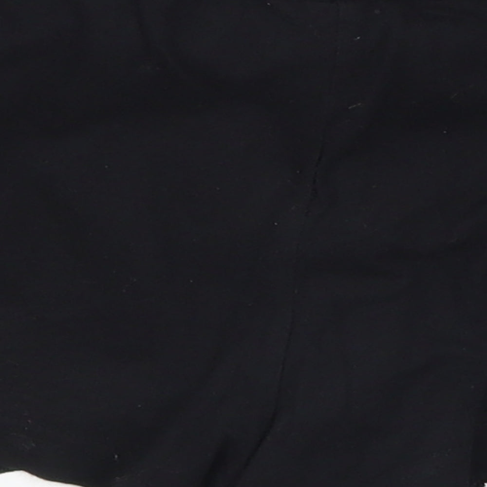 Atmosphere Womens Black  Lace Mom Shorts Size 4