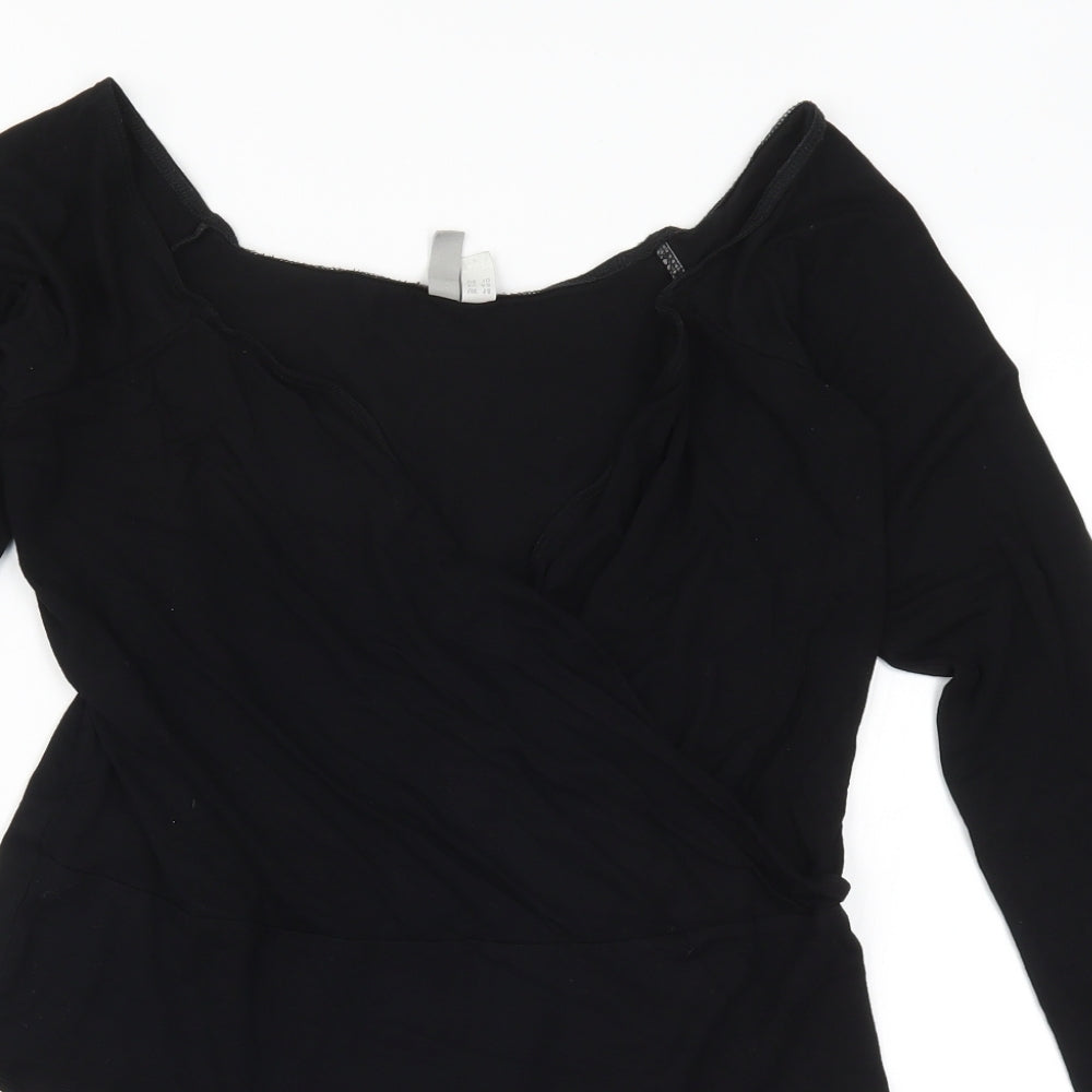 ASOS Womens Black   Bodysuit Outfit/Set Size 14
