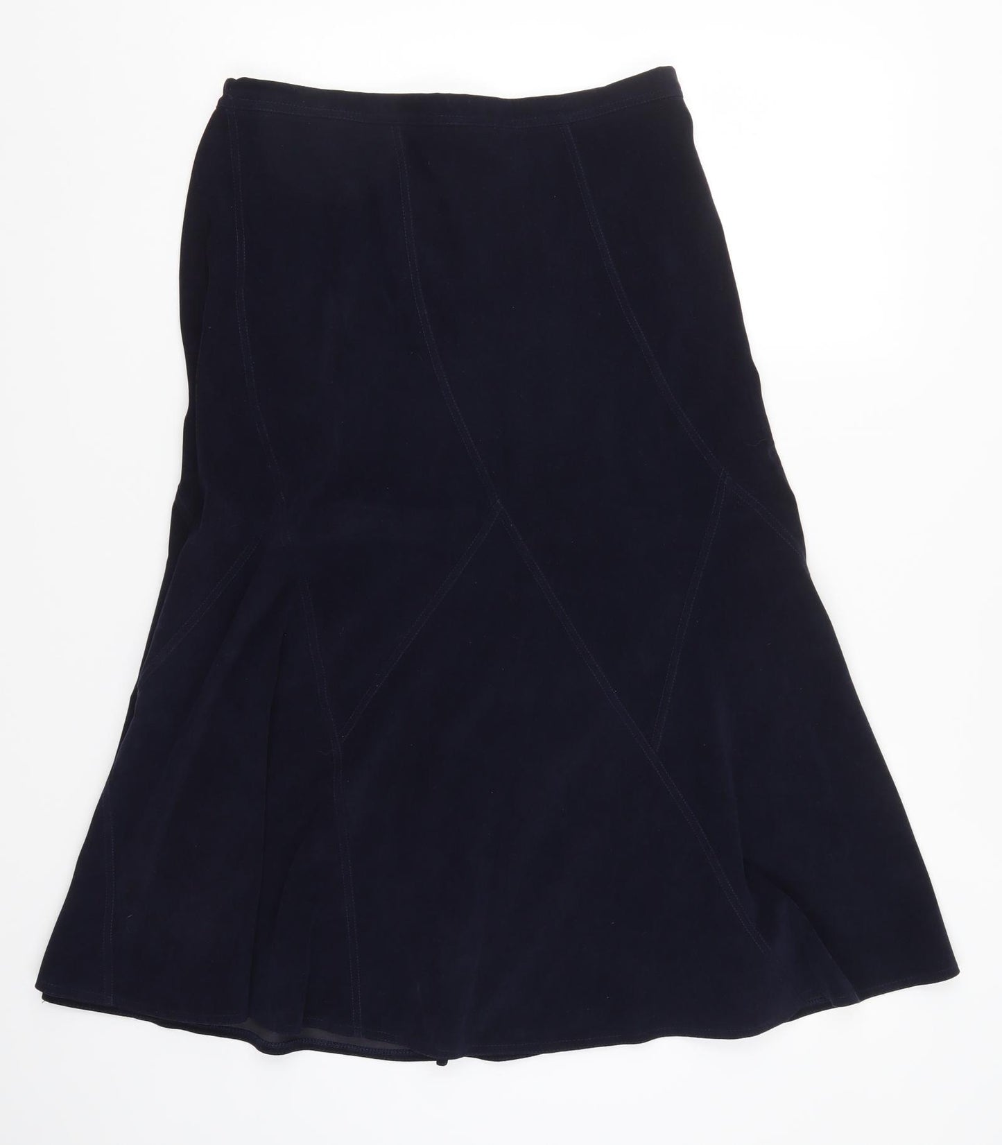 Sukhmani Womens Blue   A-Line Skirt Size 12