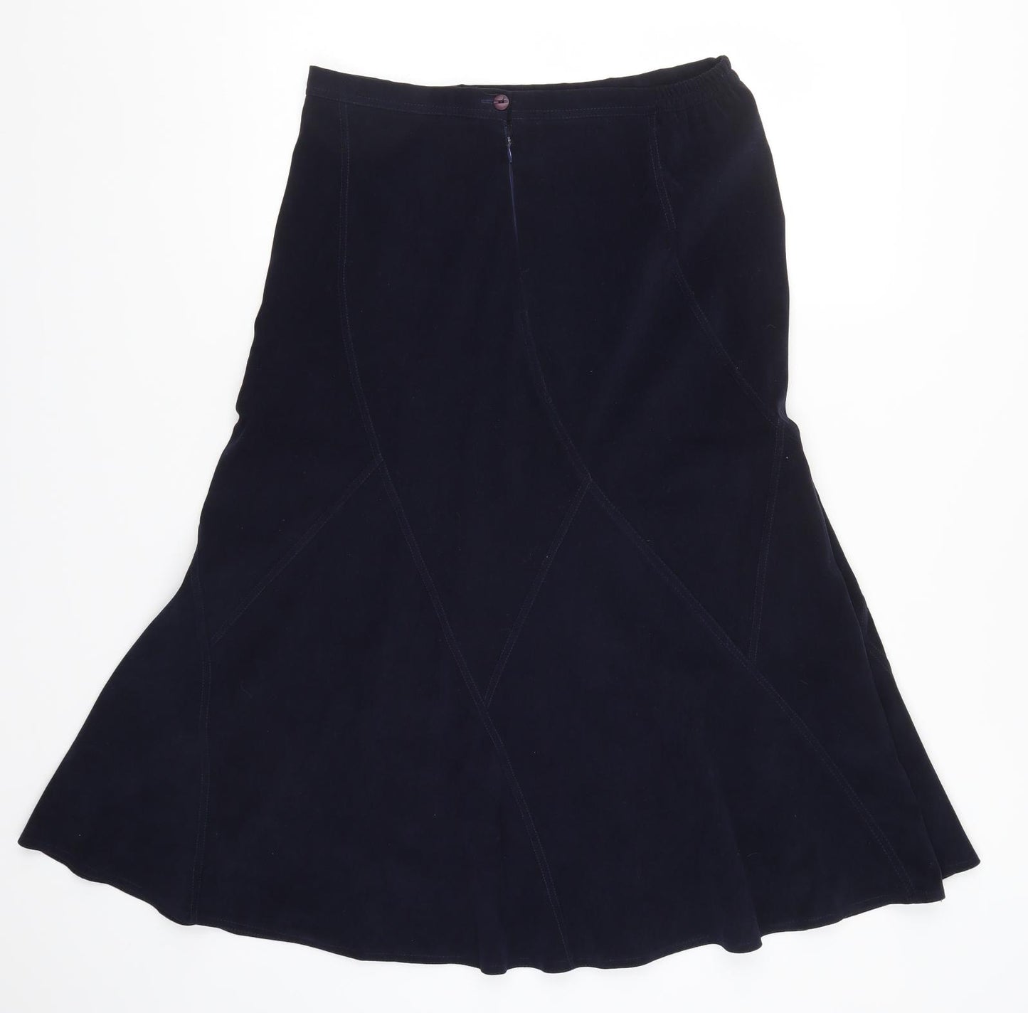 Sukhmani Womens Blue   A-Line Skirt Size 12