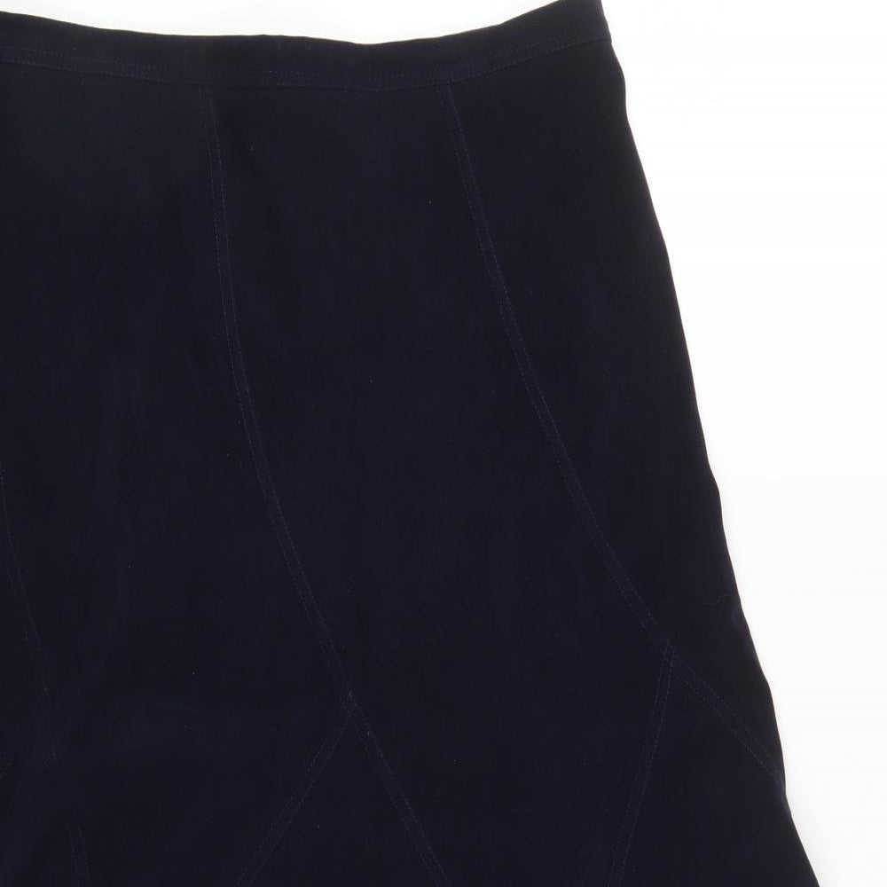 Sukhmani Womens Blue   A-Line Skirt Size 12