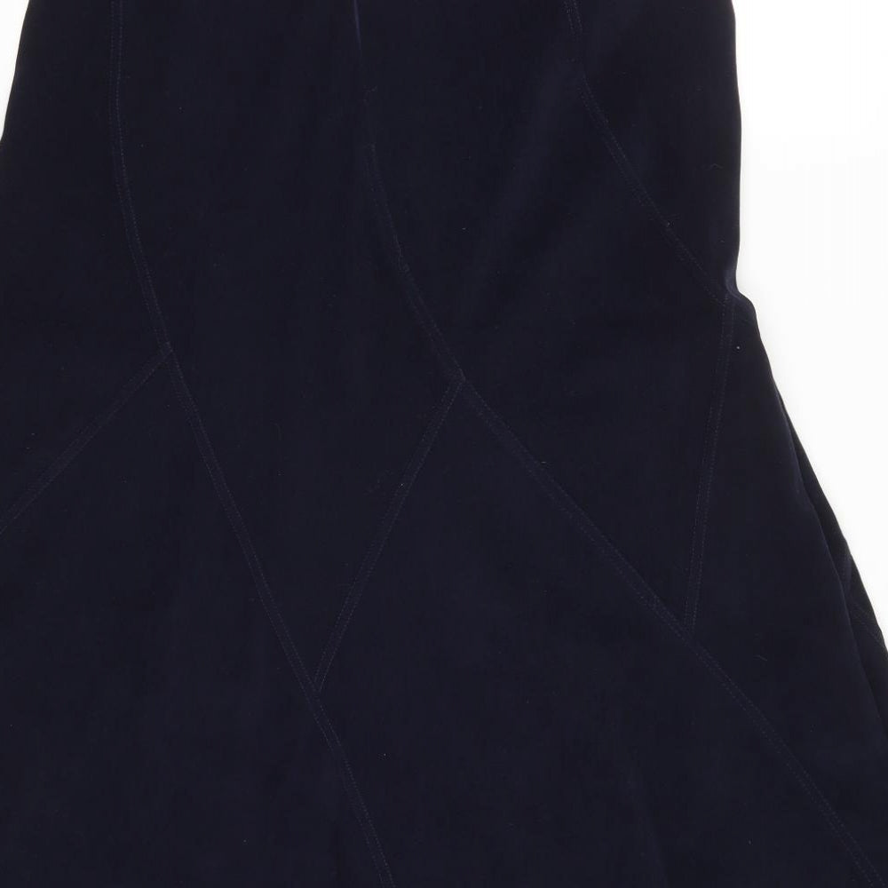Sukhmani Womens Blue   A-Line Skirt Size 12
