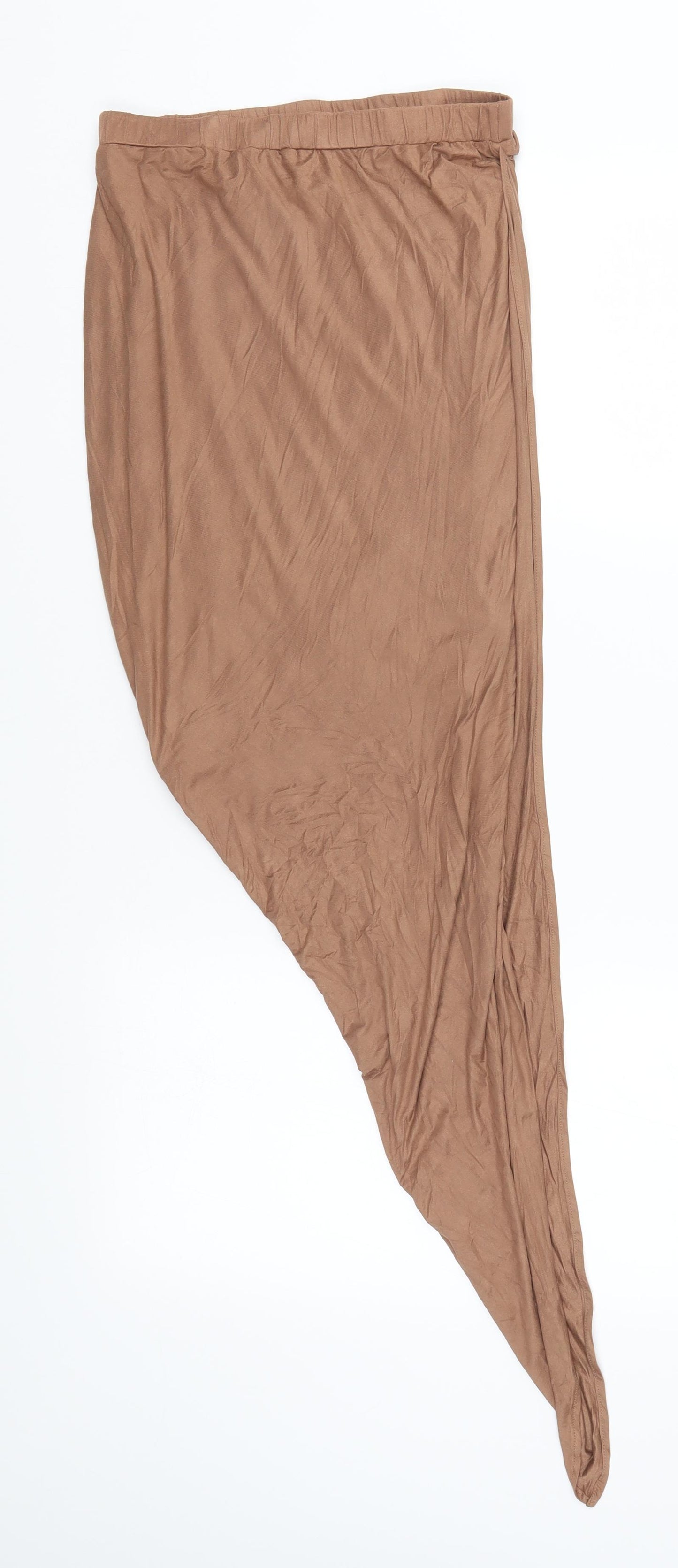 Carribean Queen Womens Brown   Straight & Pencil Skirt Size S