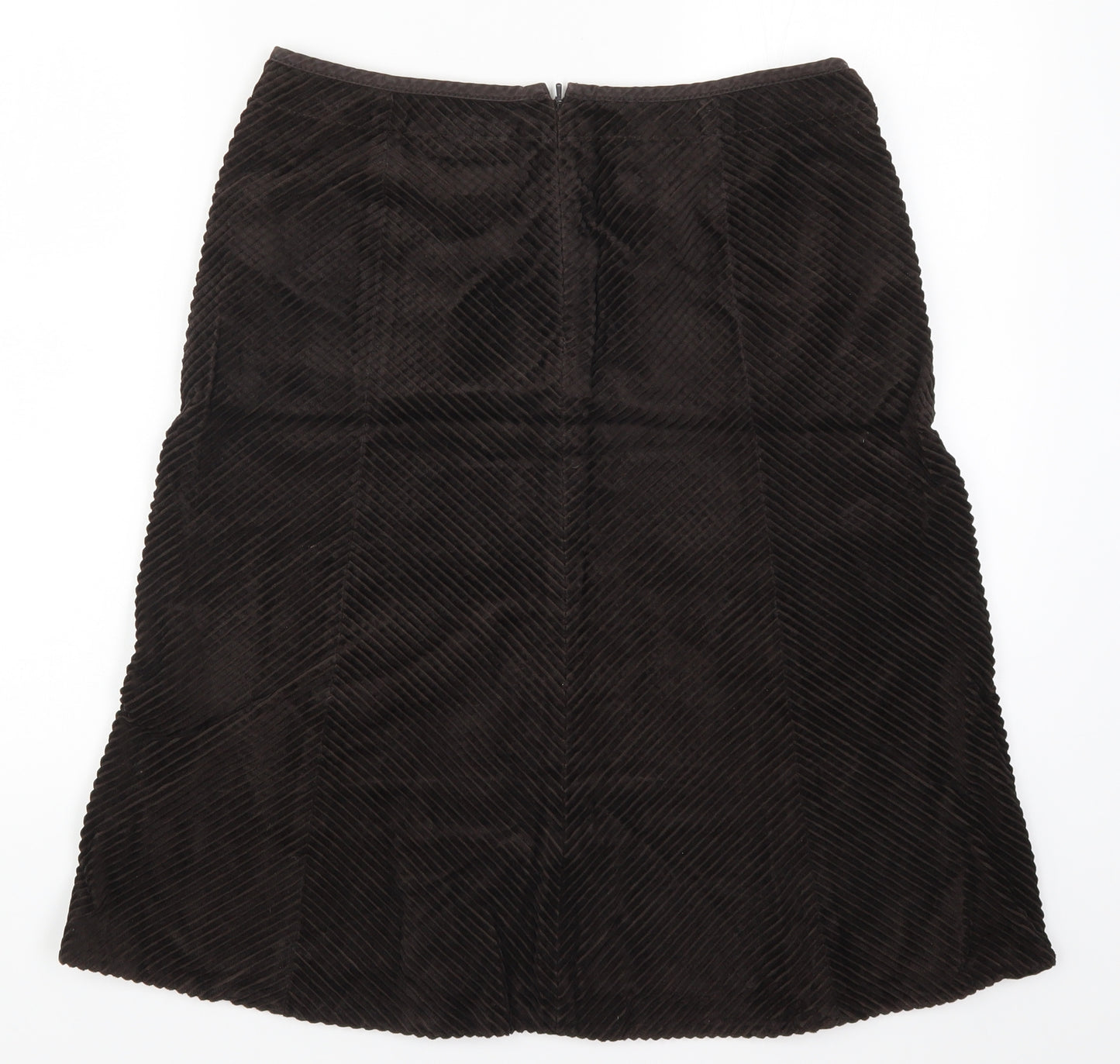 DKNY Womens Brown  Corduroy A-Line Skirt Size 29 in