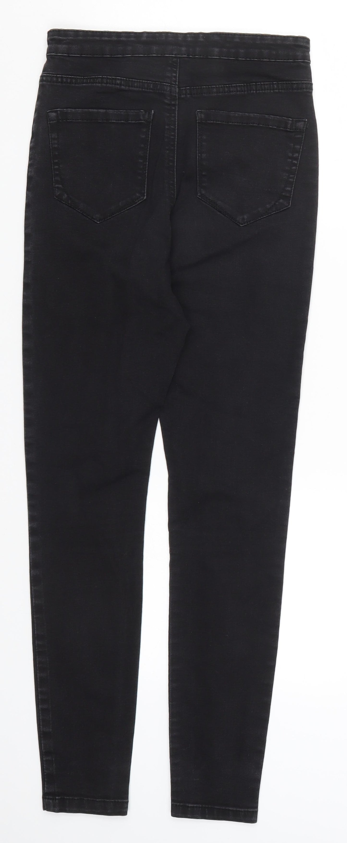 Denim Co Womens Black  Denim Skinny Jeans Size 8 L27 in