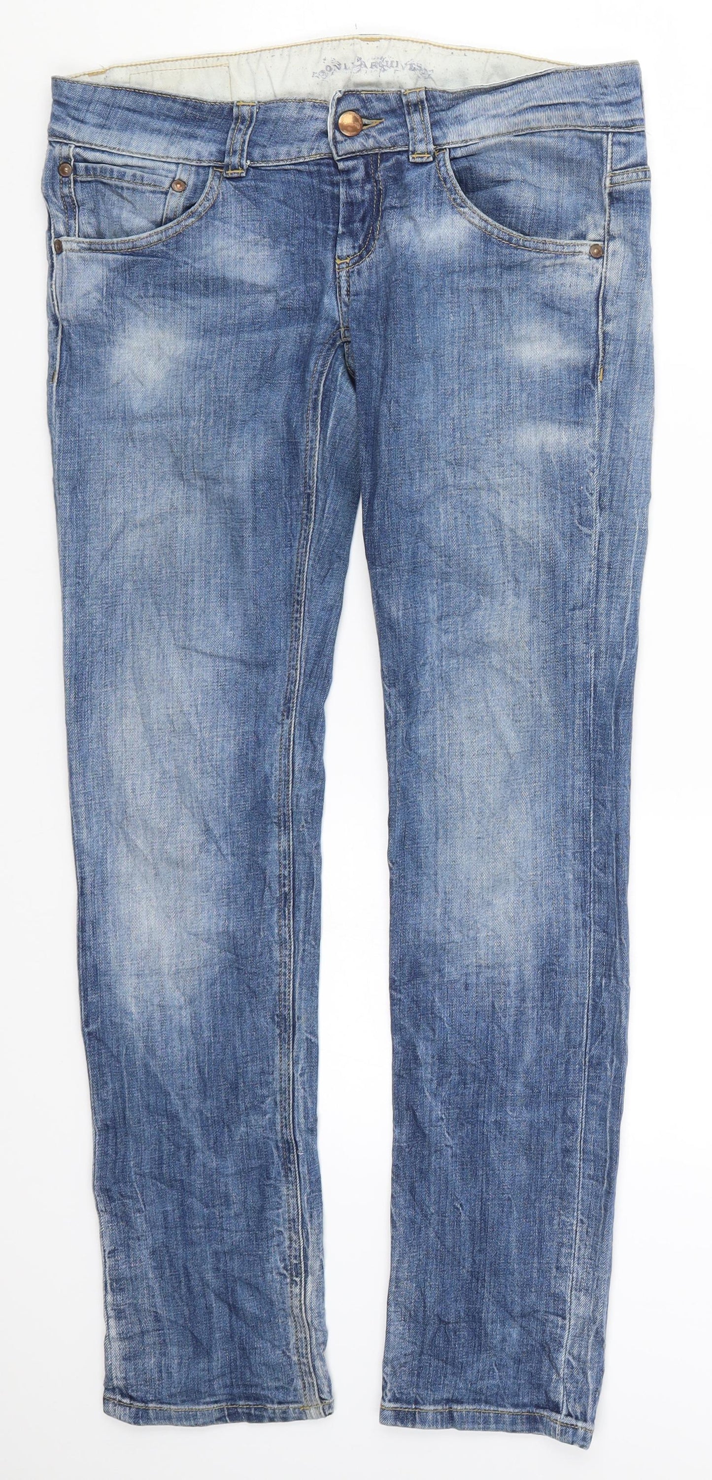 Only Mens Blue  Denim Straight Jeans Size 29 L32 in