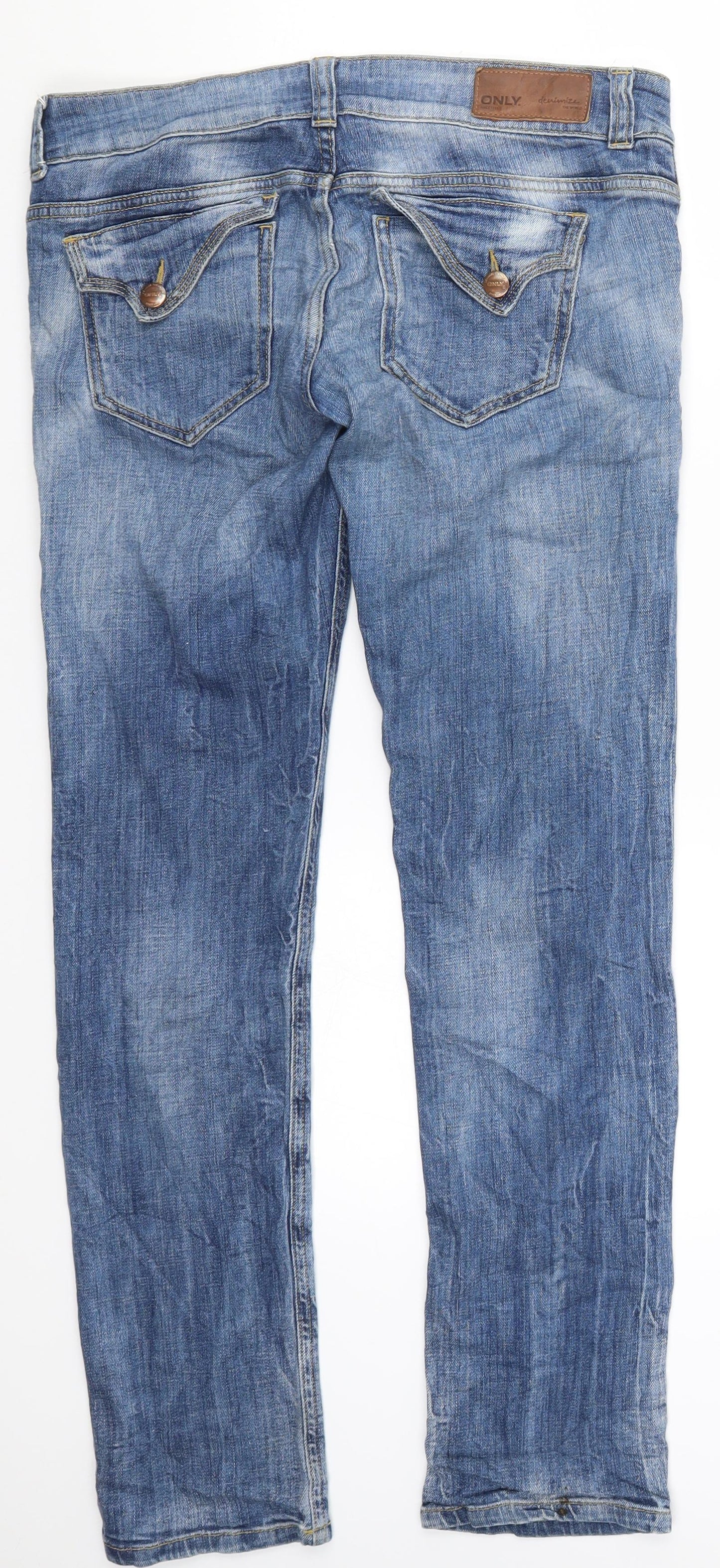 Only Mens Blue  Denim Straight Jeans Size 29 L32 in
