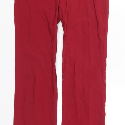 Alia Womens Red   Trousers  Size 8 L31 in