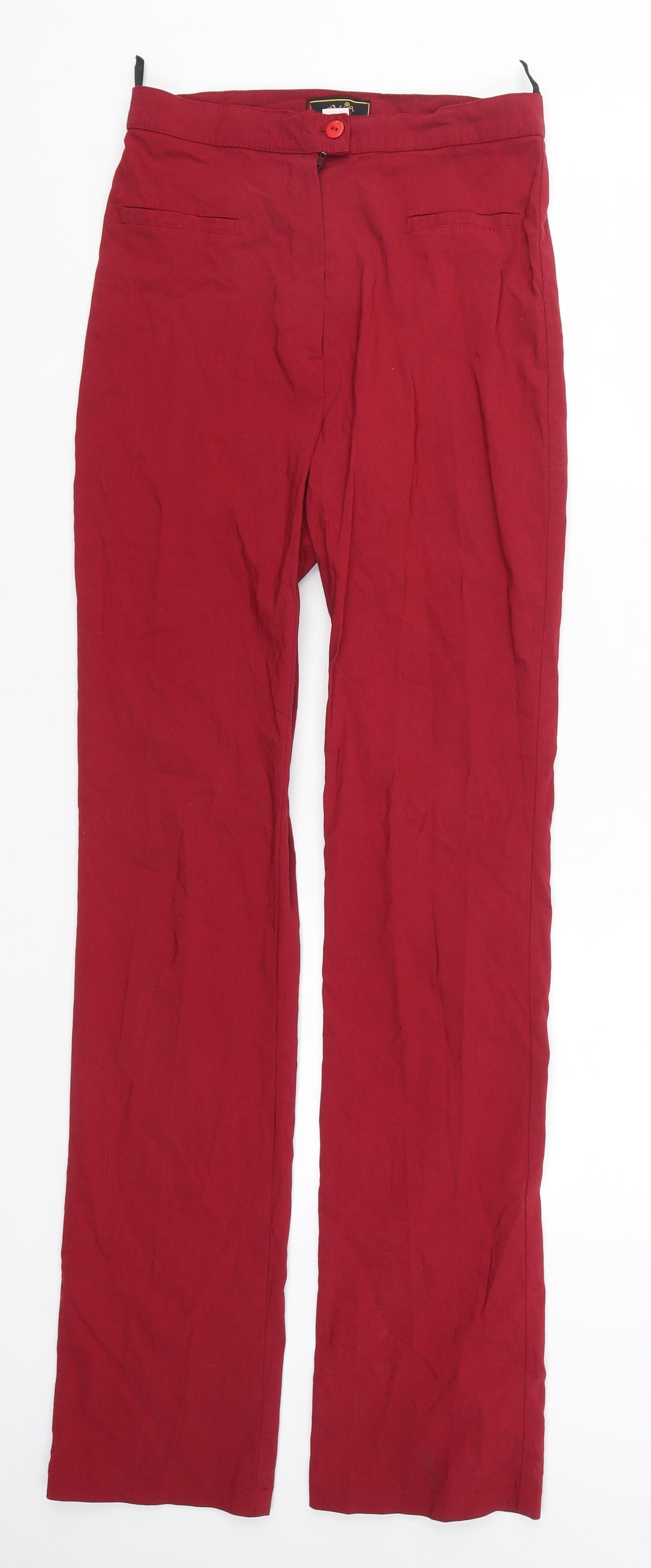 Alia Womens Red   Trousers  Size 8 L31 in