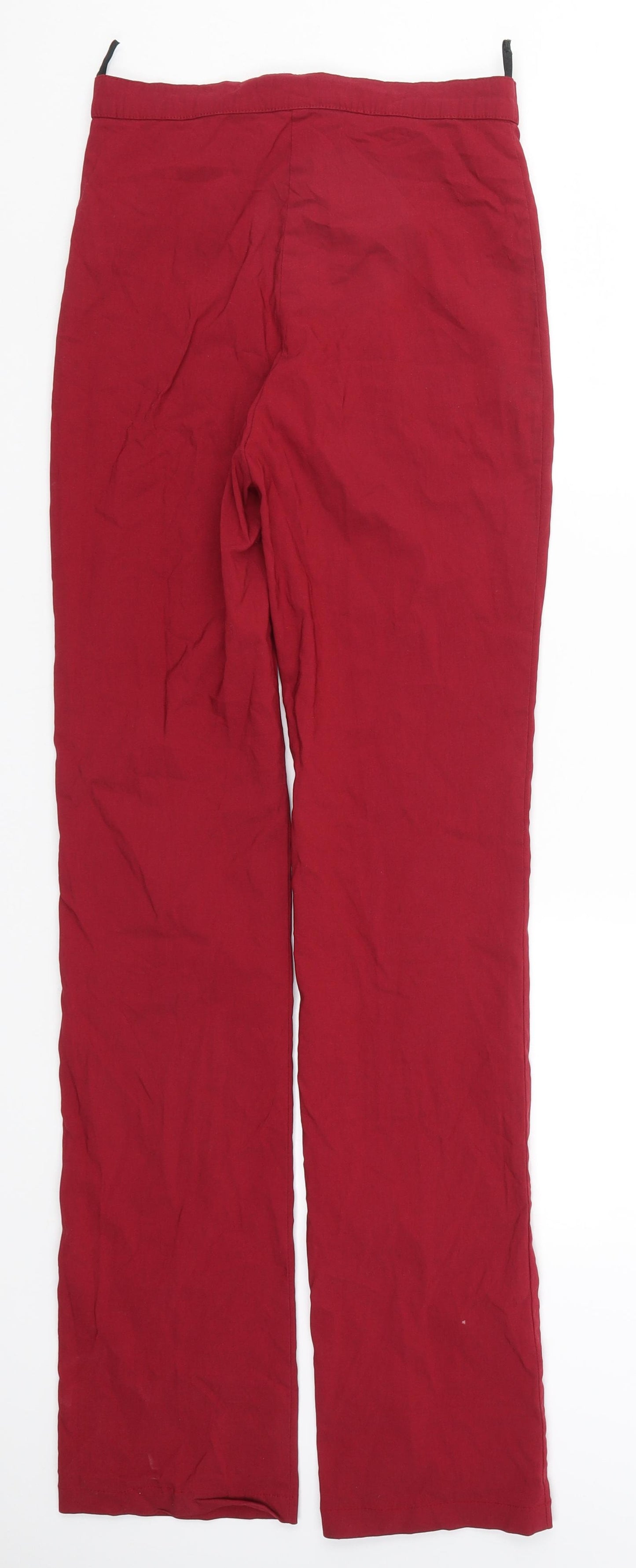 Alia Womens Red   Trousers  Size 8 L31 in