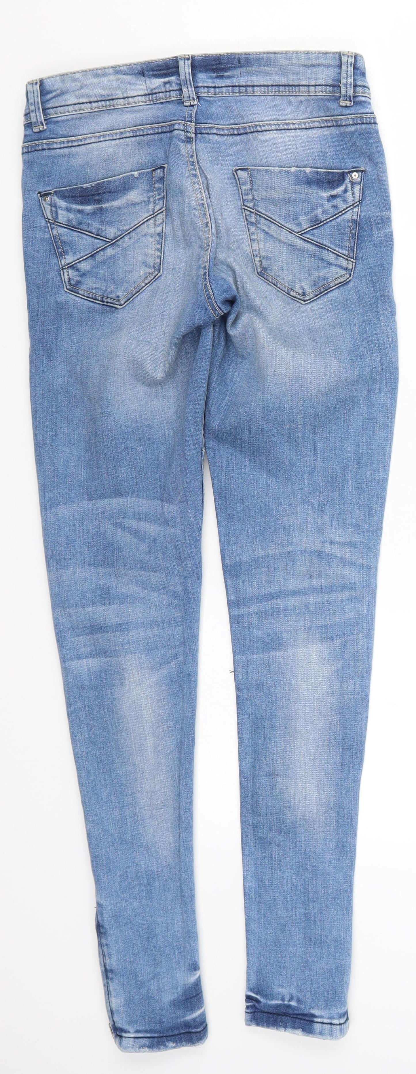 Denim Co Womens Blue  Denim Skinny Jeans Size 6 L29 in