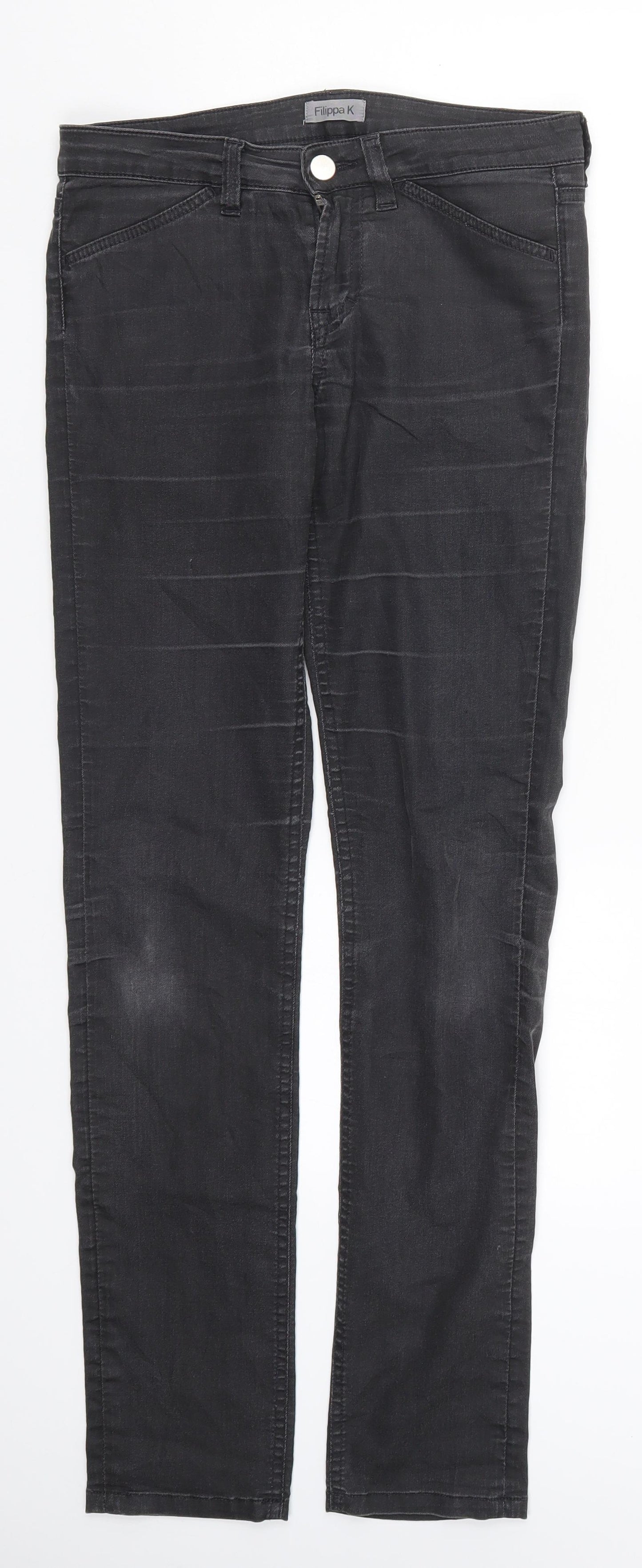 Flippa K Womens Grey  Denim Skinny Jeans Size S L30 in
