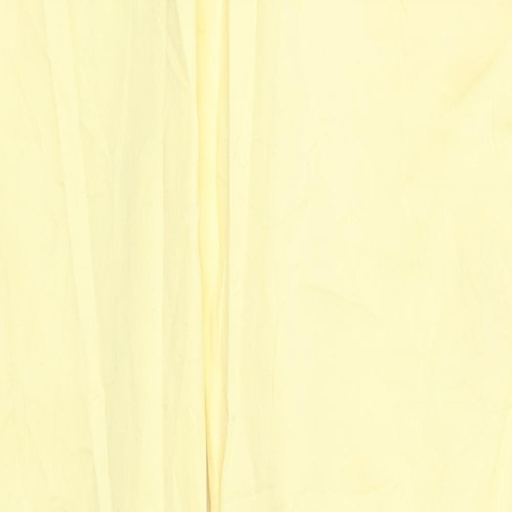VERO MODA Womens Yellow   Trousers  Size 8 L27 in