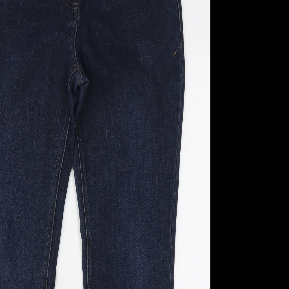 George Womens Blue  Denim Straight Jeans Size 12 L28.5 in