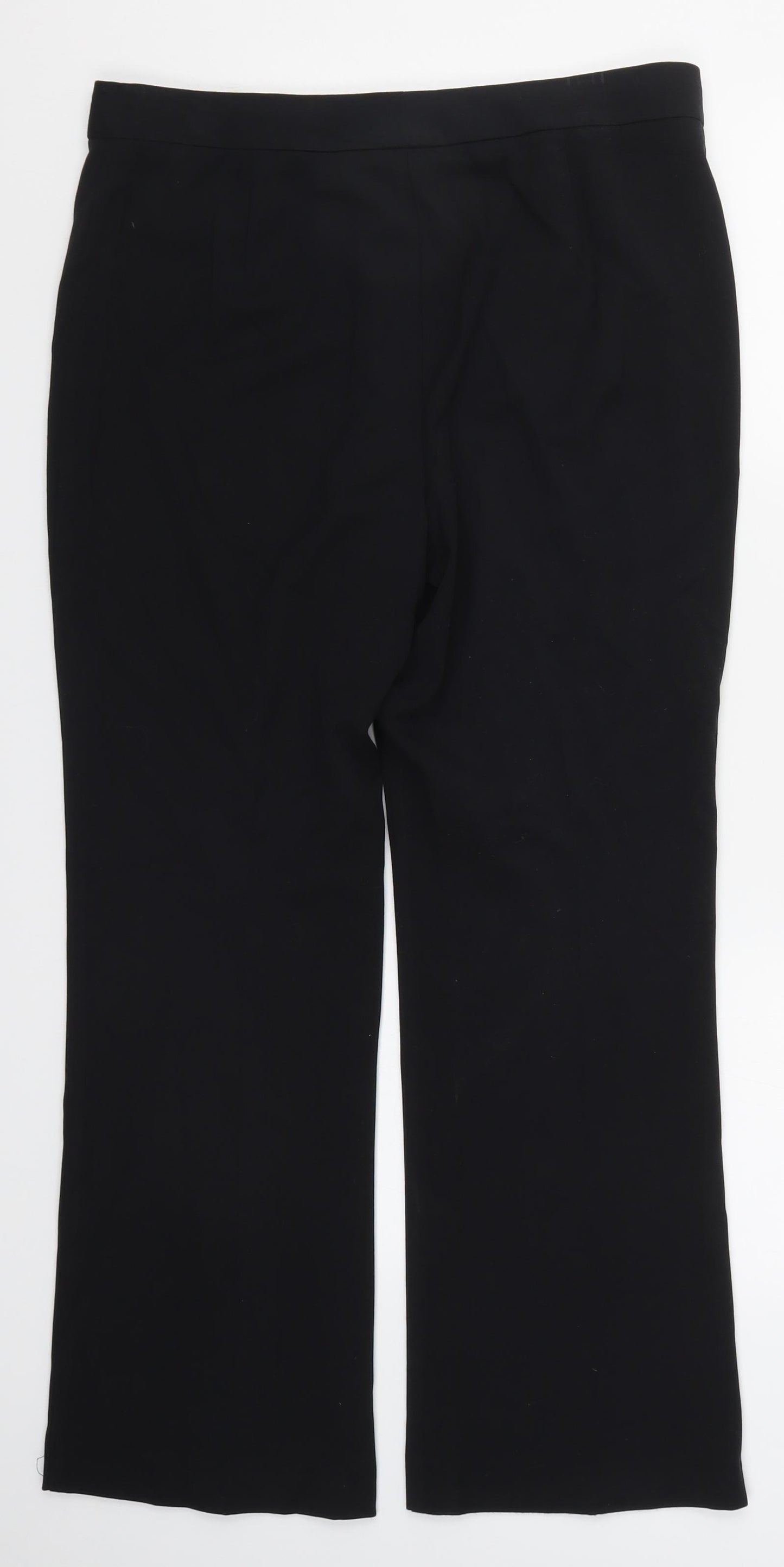 Marks and Spencer Womens Black   Trousers  Size 12 L28 in