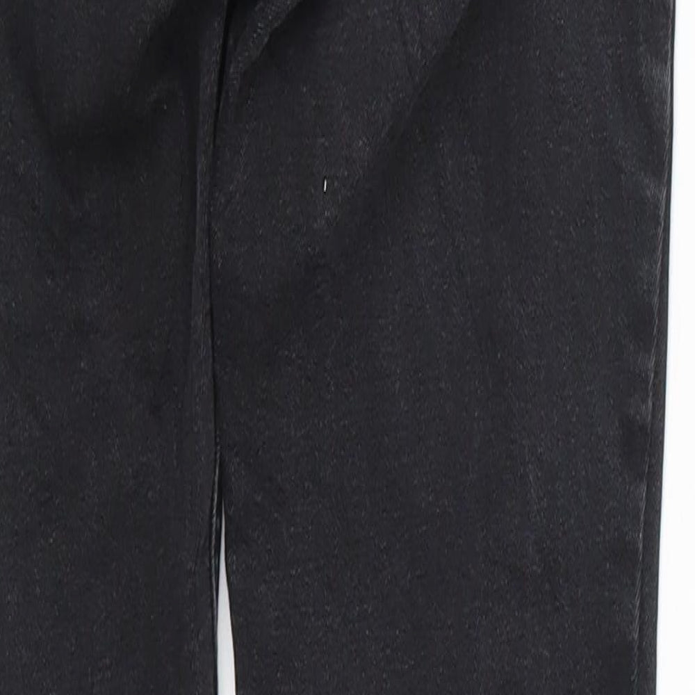 MNG Womens Black  Denim Skinny Jeans Size 4 L26 in - Distressed Hem