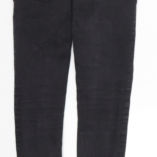 Hollister Womens Black  Denim Skinny Jeans Size 24 in L29 in