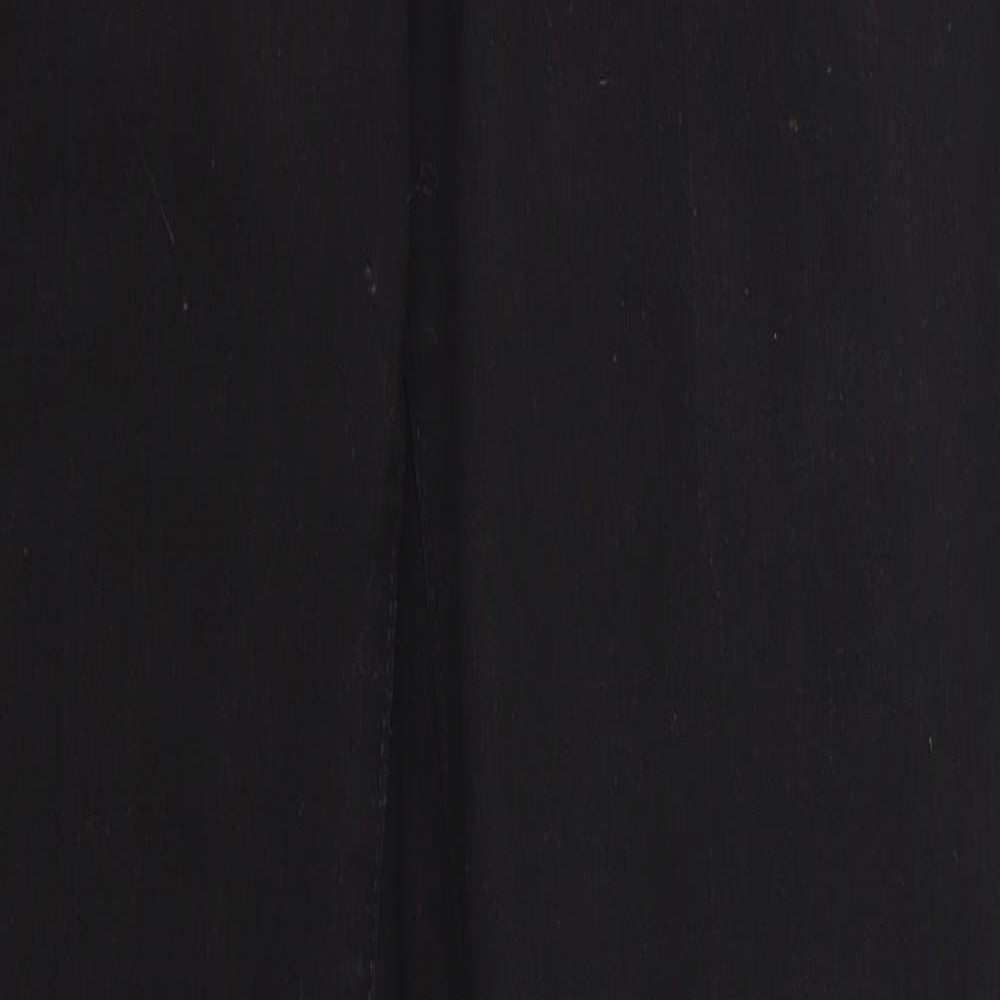 Dorothy Perkins Womens Black  Denim Bootcut Jeans Size 12 L33 in
