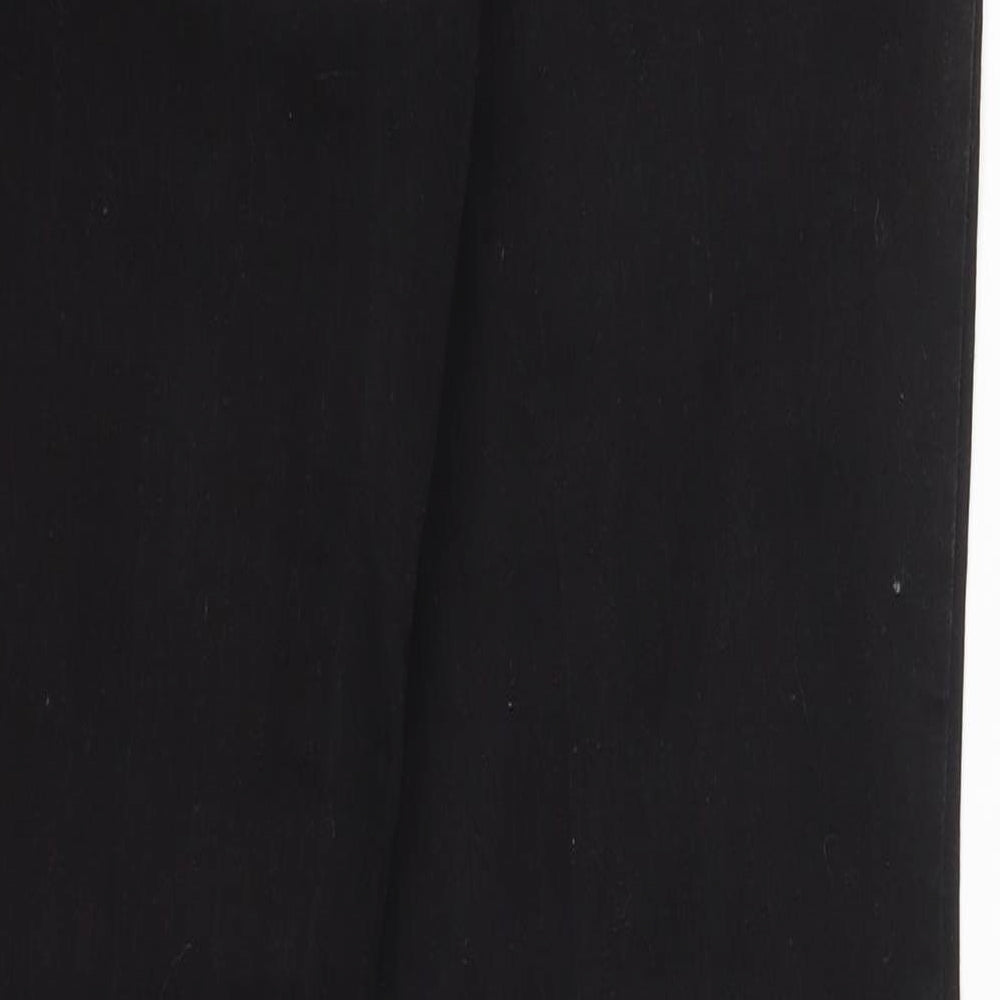 Dorothy Perkins Womens Black  Denim Bootcut Jeans Size 12 L33 in