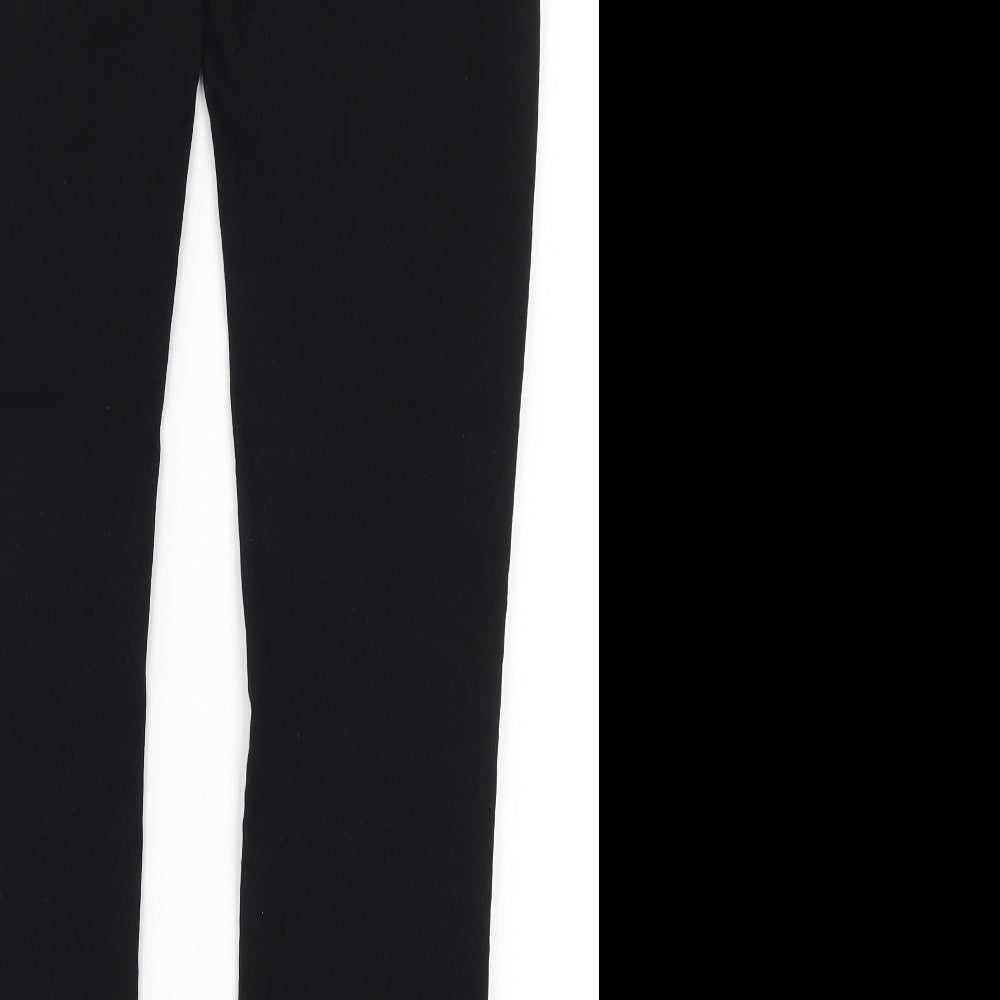 Wallis Womens Black  Denim Skinny Jeans Size 10 L30 in