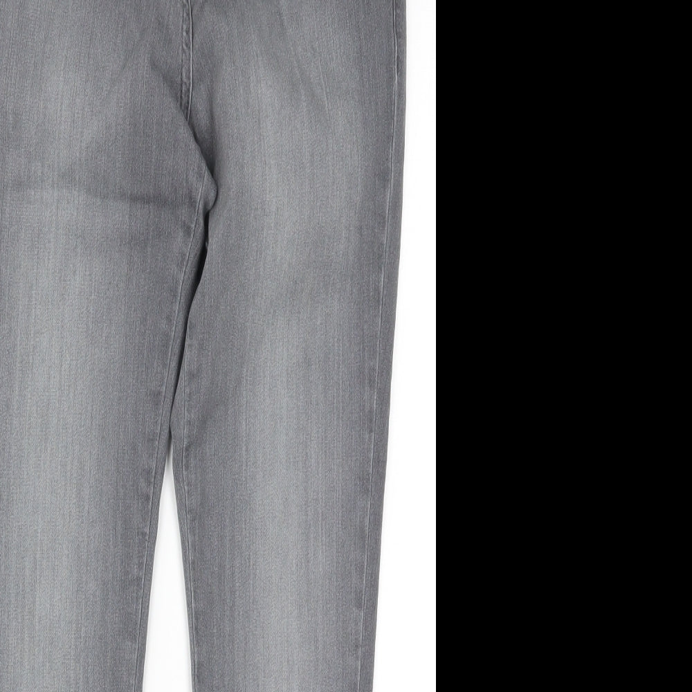 TU Womens Grey  Denim Skinny Jeans Size 12 L26 in