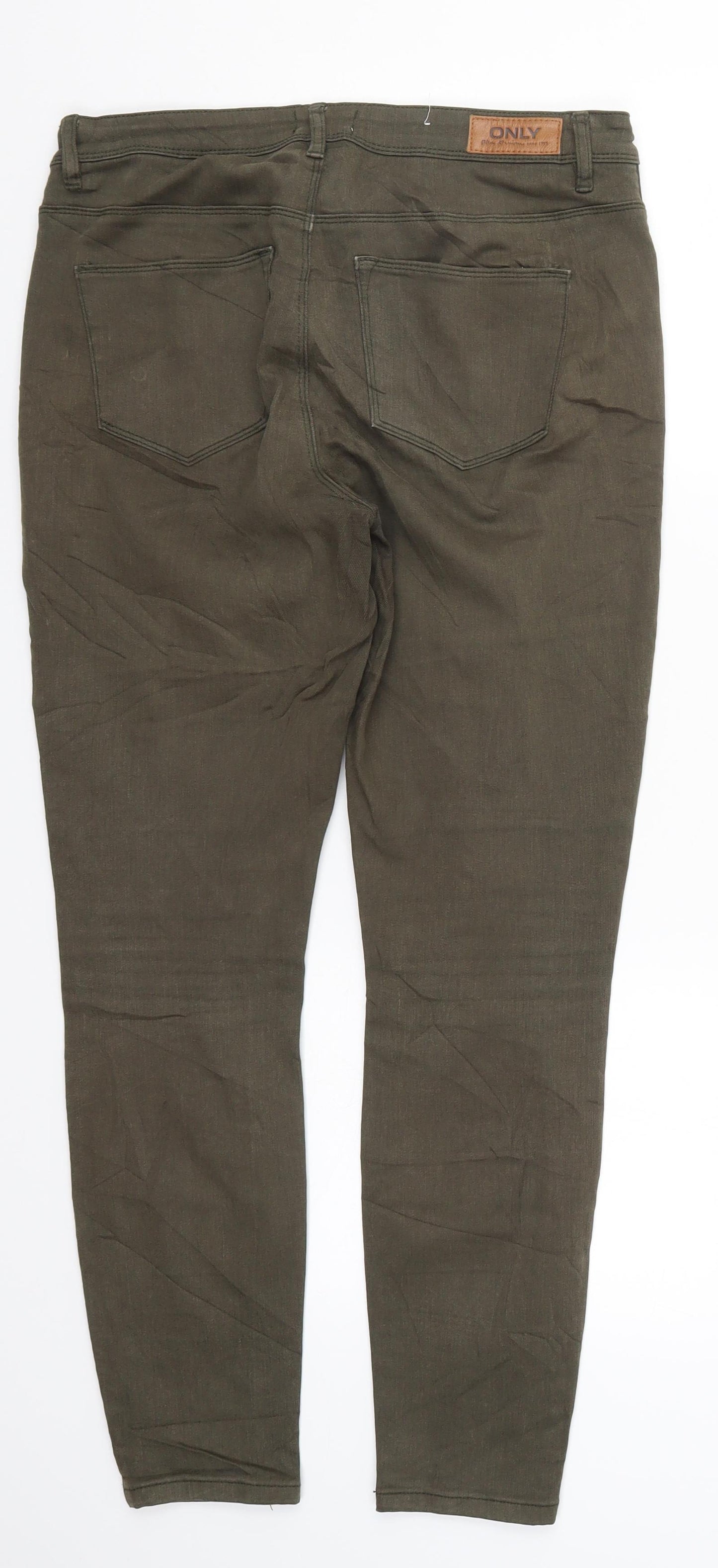 Only Womens Green  Denim Skinny Jeans Size 10 L26 in