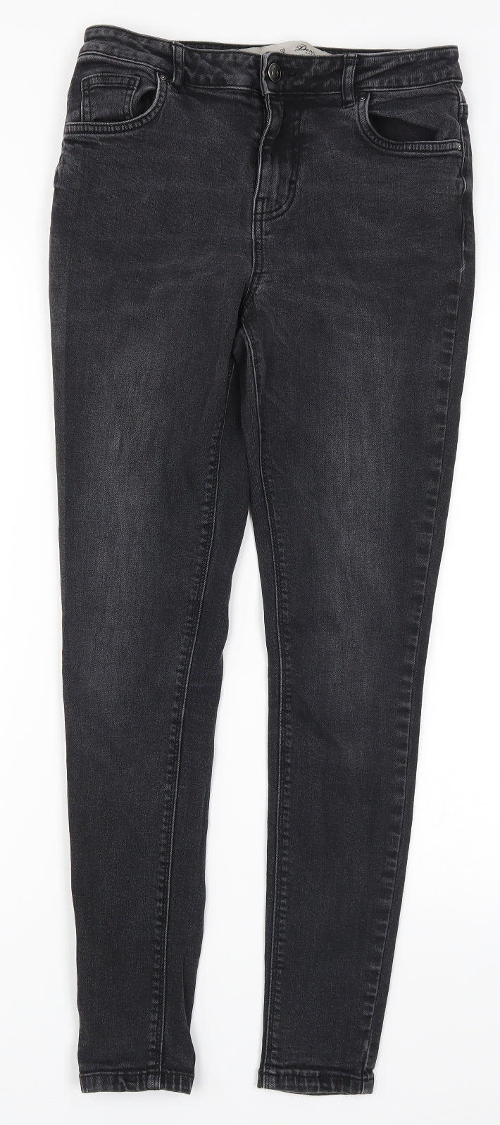 Denim Co Womens Grey Denim Skinny Jeans Size 8 L20 in