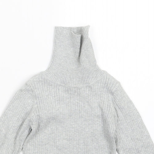 NEXT Girls Grey   Pullover Jumper Size 3-4 Years
