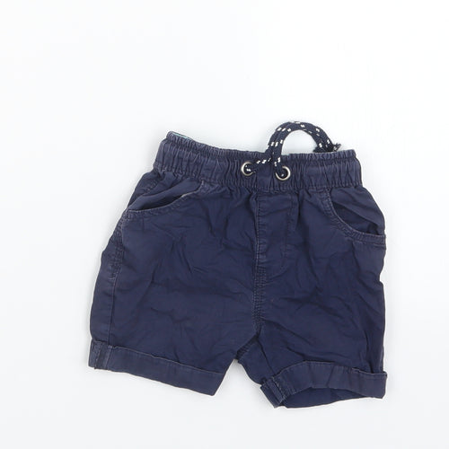 George  Blue   Cropped Trousers Size 12-18 Months