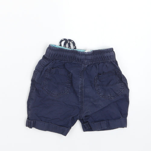 George  Blue   Cropped Trousers Size 12-18 Months