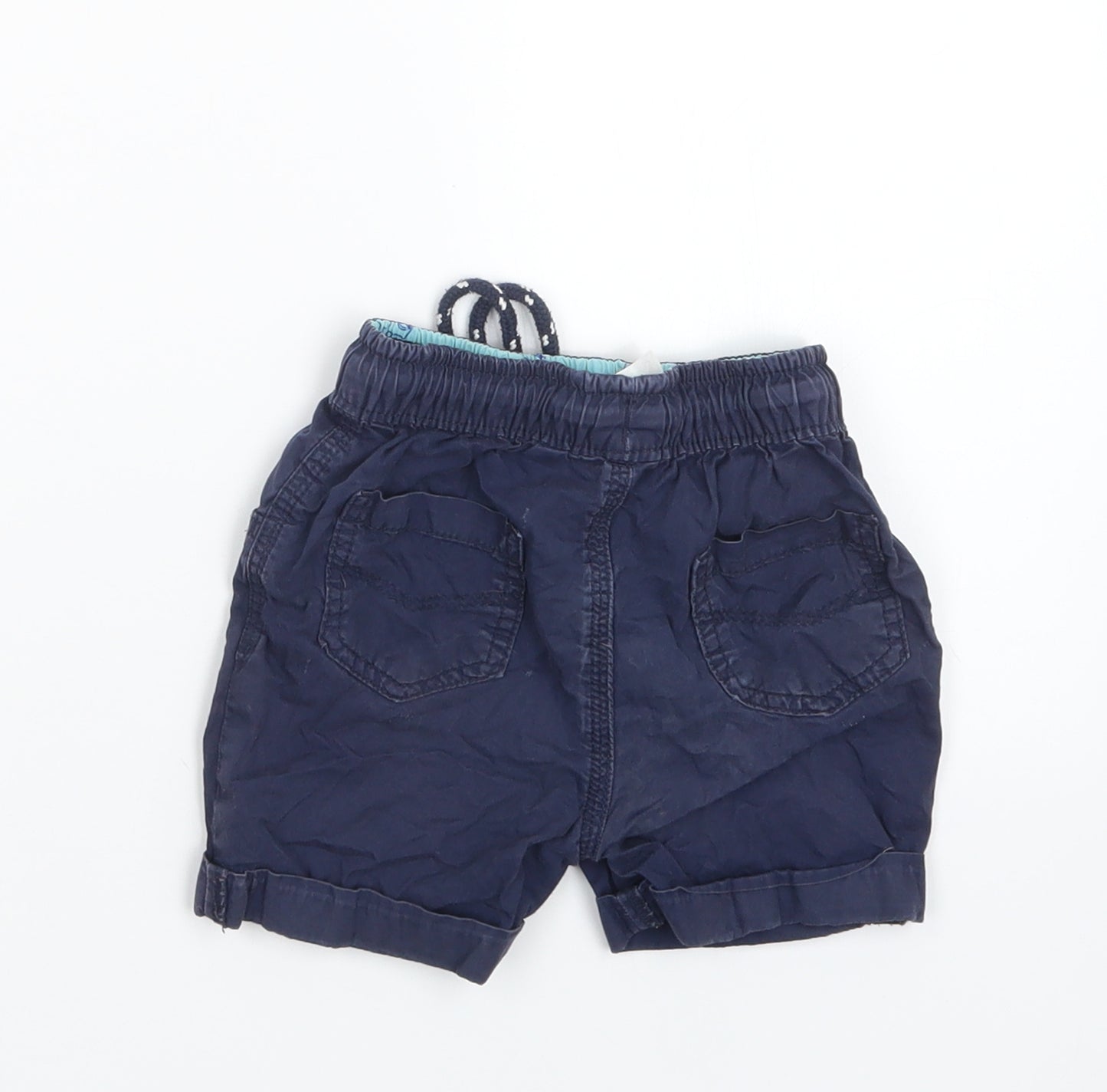 George  Blue   Cropped Trousers Size 12-18 Months