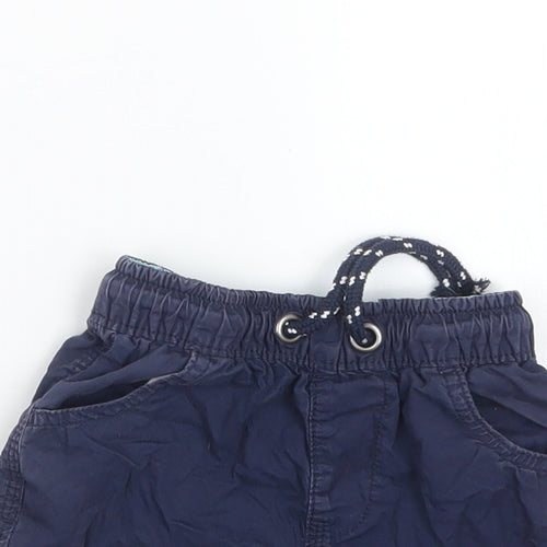 George  Blue   Cropped Trousers Size 12-18 Months