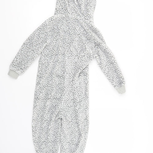 NEXT Girls Grey Polka Dot  Top One Piece Size 5 Years