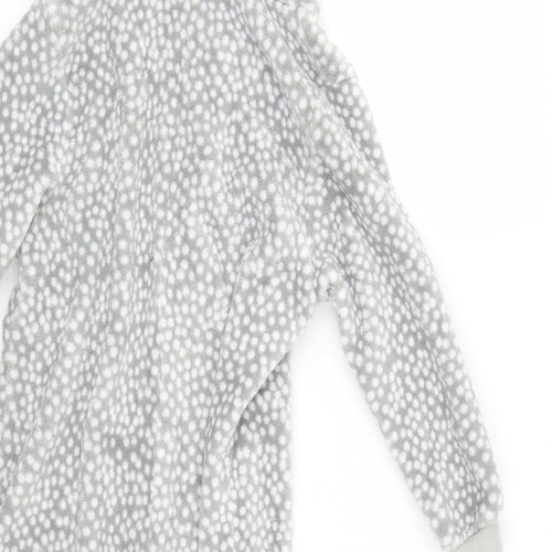 NEXT Girls Grey Polka Dot  Top One Piece Size 5 Years