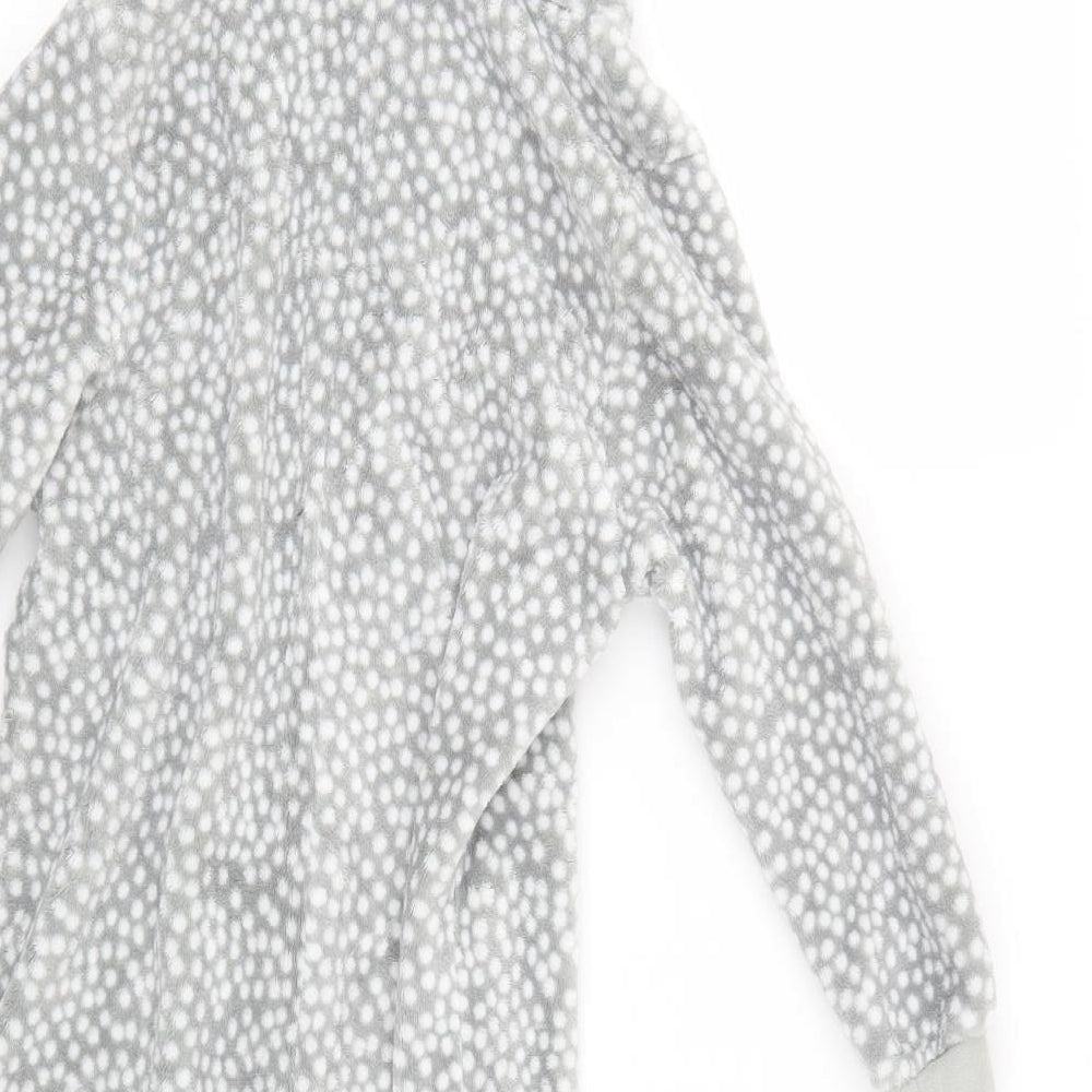 NEXT Girls Grey Polka Dot  Top One Piece Size 5 Years