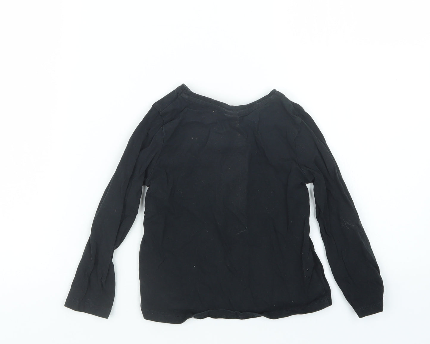 TU Girls Black   Basic T-Shirt Size 2-3 Years