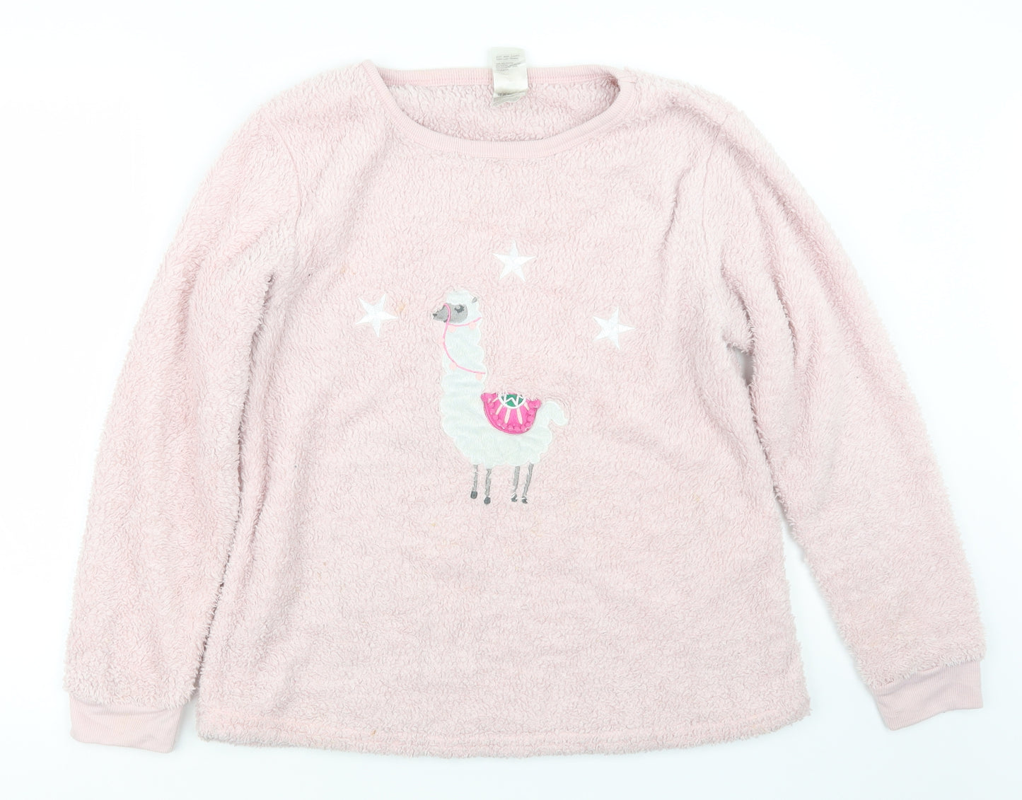 Peacocks Womens Pink Geometric  Top Pyjama Top Size 10