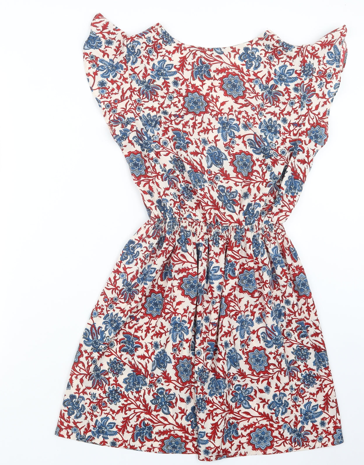 New Look Womens Red Geometric  Mini  Size 8