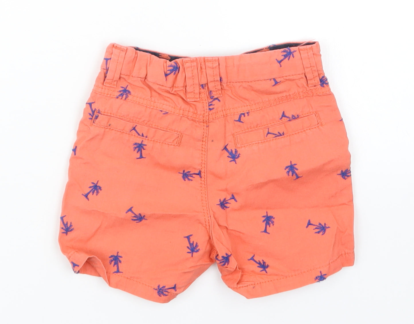 George Boys Orange   Cropped Trousers Size 12-18 Months