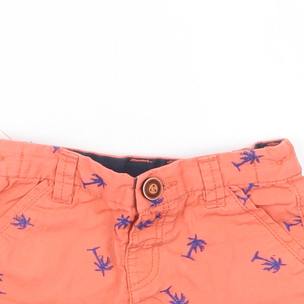 George Boys Orange   Cropped Trousers Size 12-18 Months