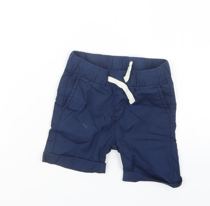 H&M Boys Blue Cropped Trousers Size 2 Years