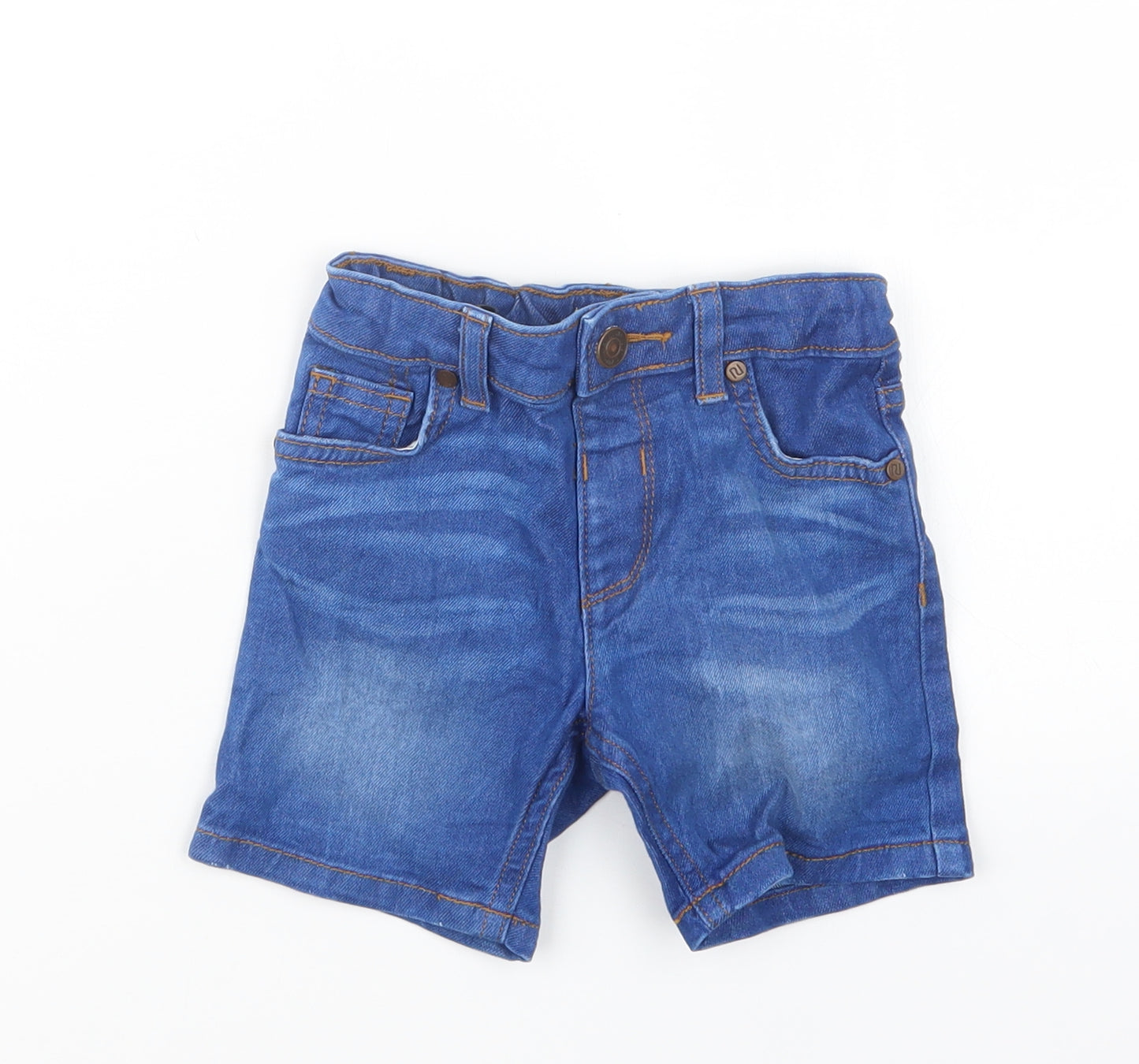 River Island Boys Blue  Denim Cropped Jeans Size 12-18 Months