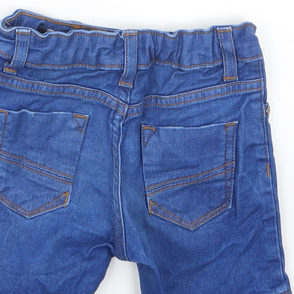 River Island Boys Blue  Denim Cropped Jeans Size 12-18 Months