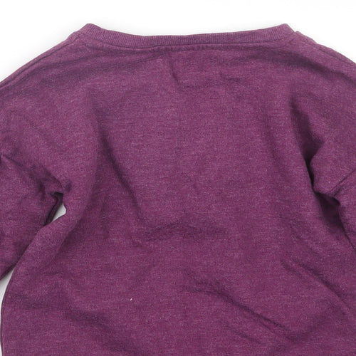TU Girls Purple   Pullover Jumper Size 6-7 Years